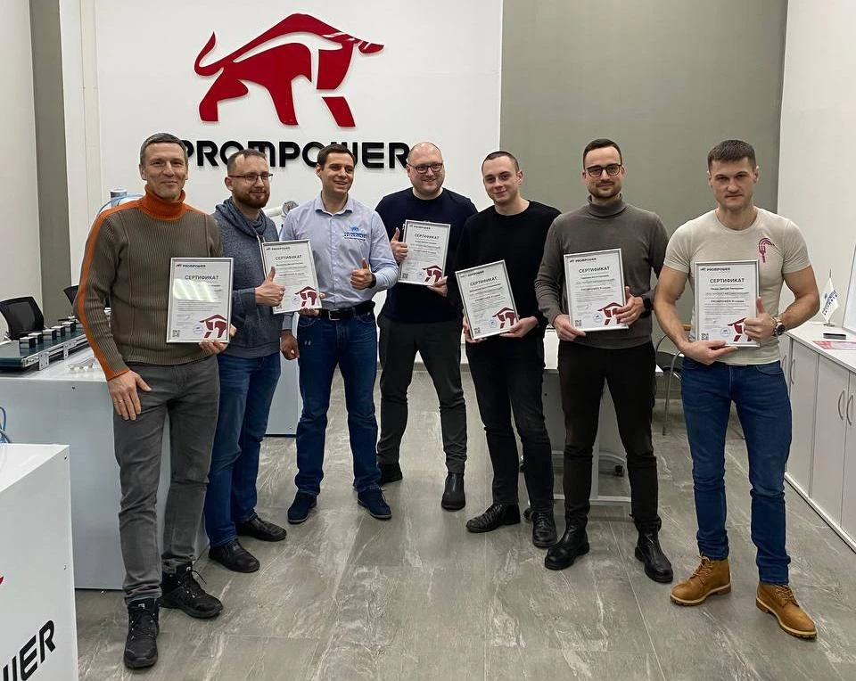 Очередное обучение по коллаборативным роботам PROMPOWER