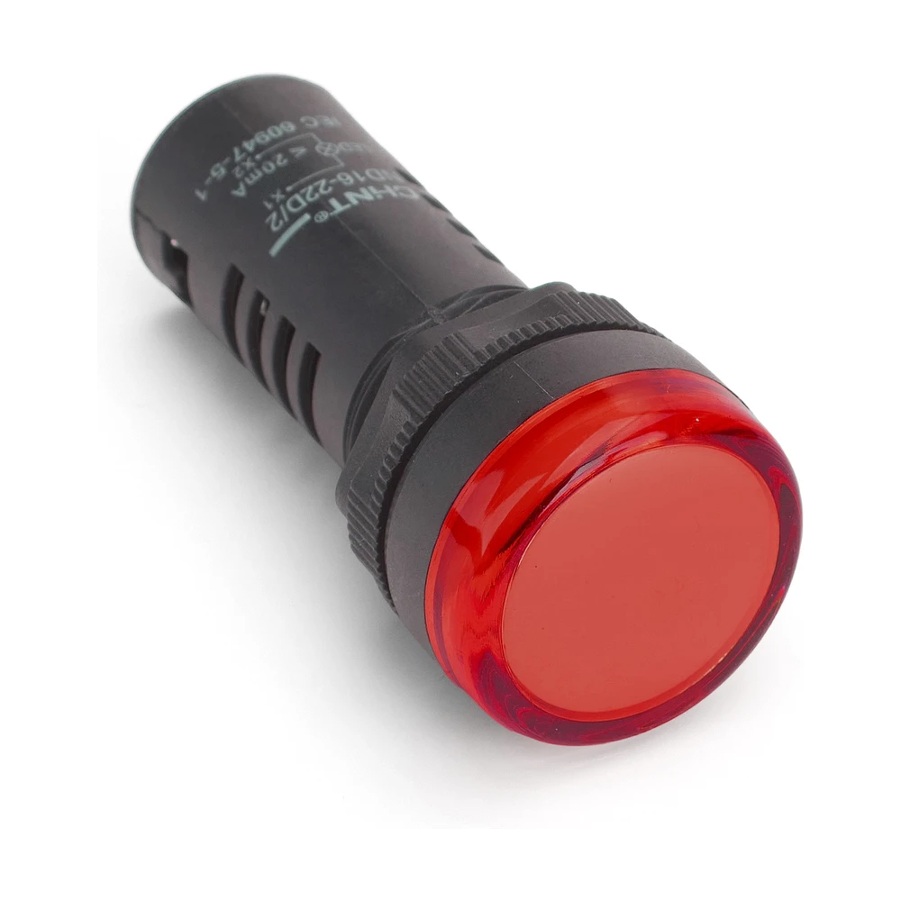 Индикатор CHINT ND16-22D/4 красный, встр. конденсатор, IP40 АС380В (R)