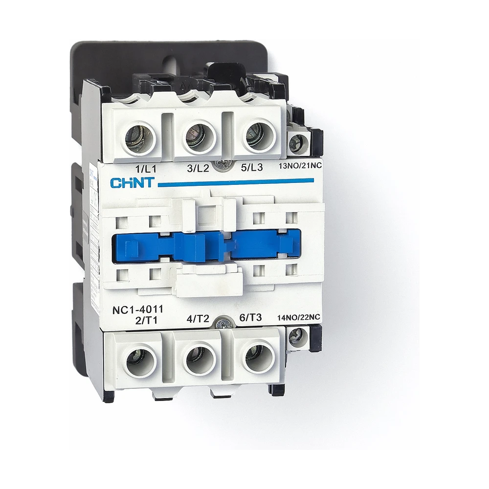 Контактор CHINT NC1-4011 3P 40А 18.5кВт AC3, катушка 400В 50Гц, 1НО+1НЗ