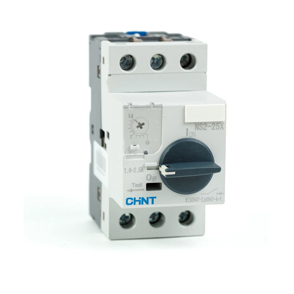 Мотор-автомат CHINT NS2-25X 1.6-2.5A с поворотной ручкой (R)