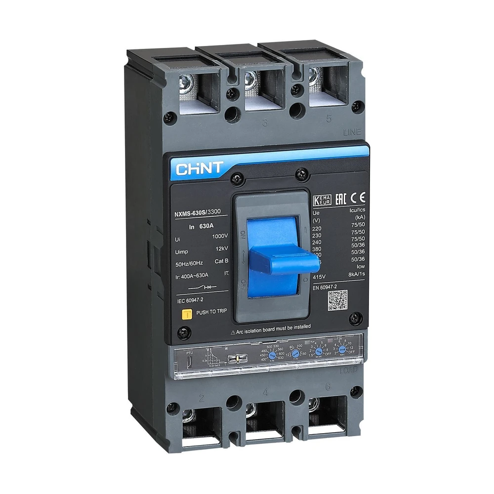 Авт. выкл. CHINT NXMS-1000H/3Р 1000A 70кА с электронным расцепителем (R)