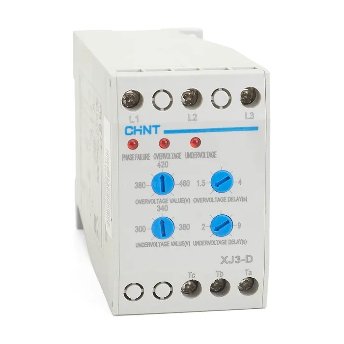 Реле контроля фаз CHINT XJ3-D AC380V