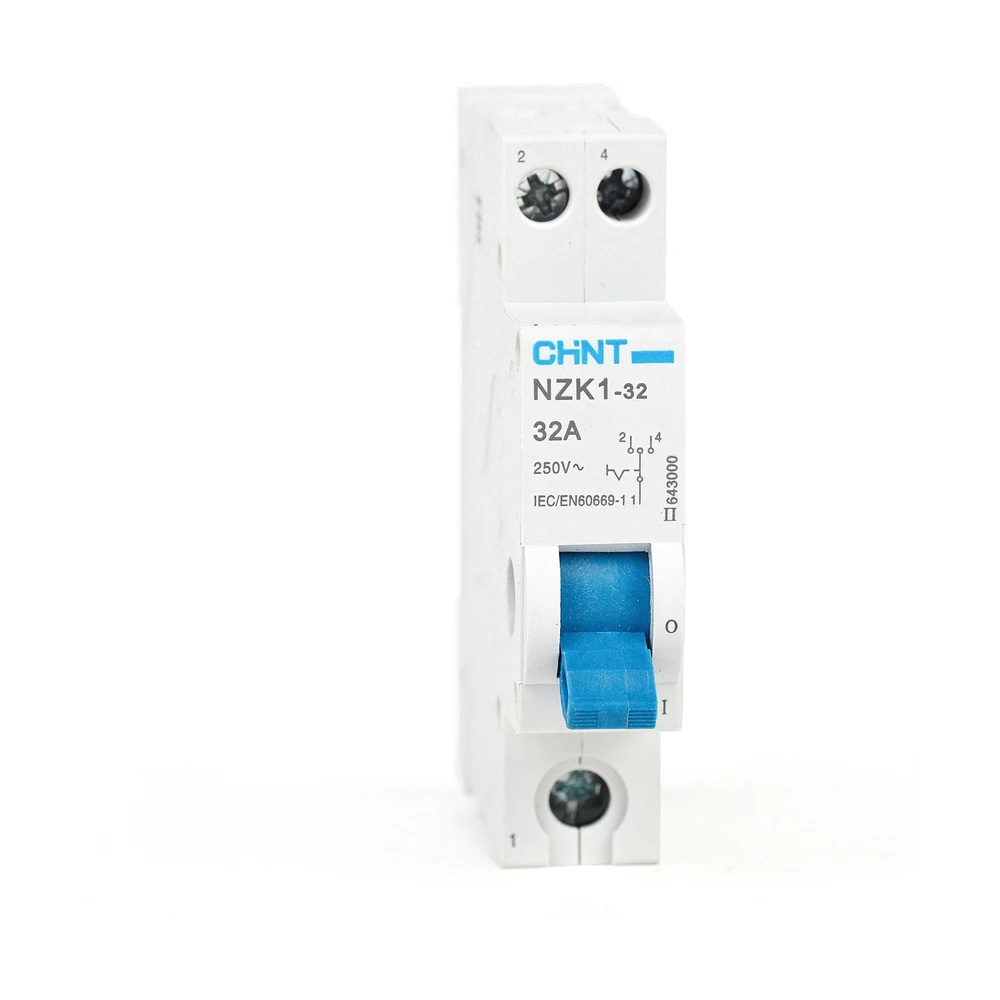 Модульный переключатель CHINT NZK1-32 1P 32А 3 положения
