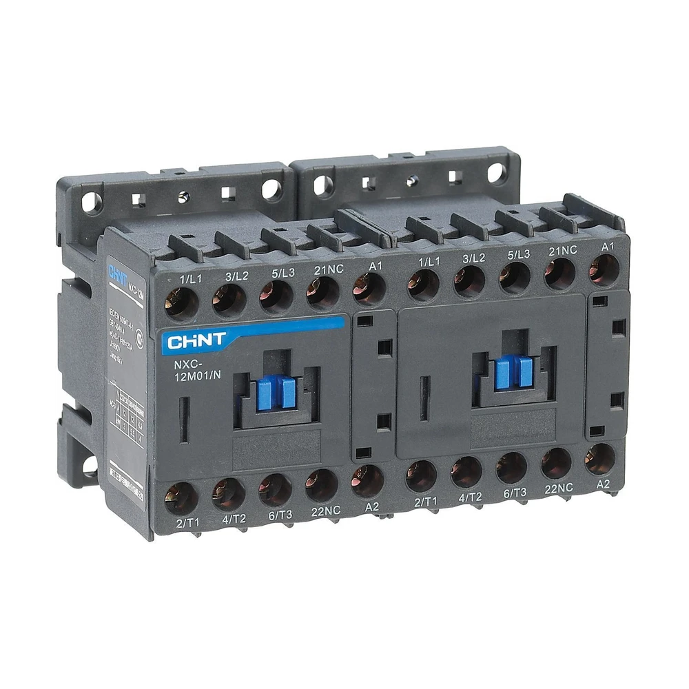 Контактор CHINT NXC-06M/4/N реверс. 06А 24АС 4Р 50/60Гц