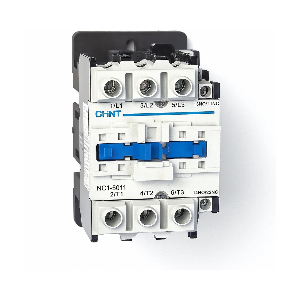 Контактор CHINT NC1-5011Z 3P 50А 22 кВт AC3, катушка 24В DC, 1НО+1НЗ