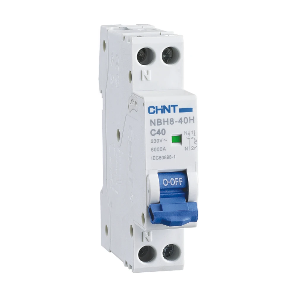 Автоматический выключатель CHINT NBH8-40 1P+N 1А 4.5кА х-ка B