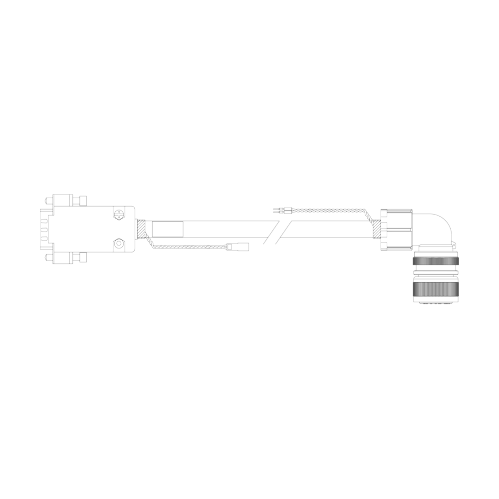 Кабель Inovance S6-L-P021-10.0-KTY-BK